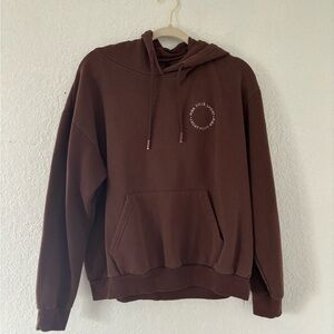 Brown hoodie